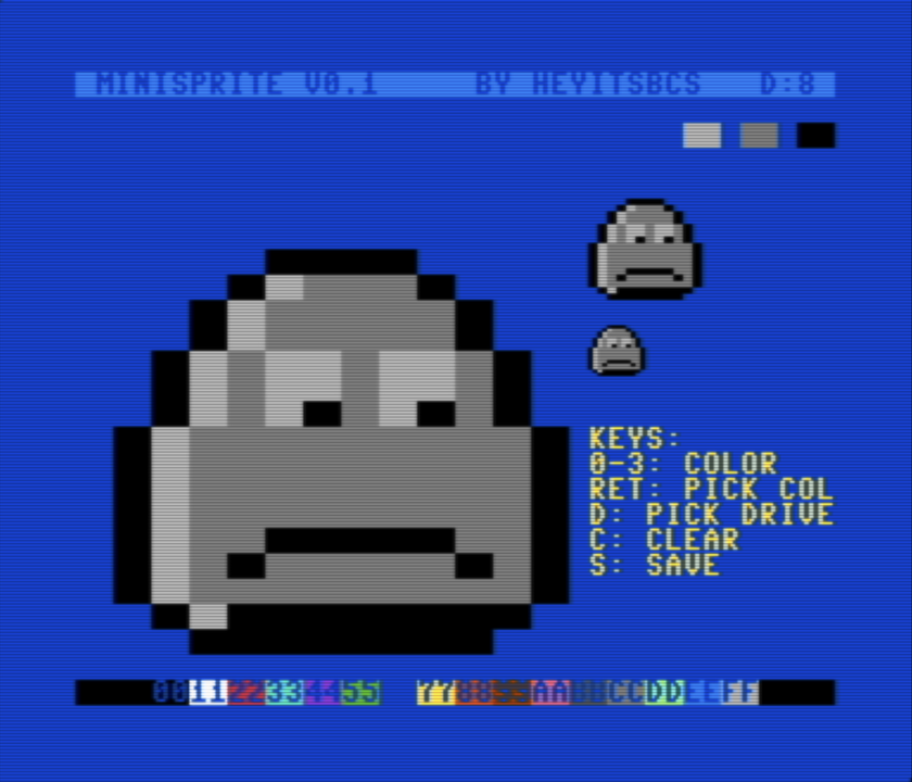 screenshot of minisprite